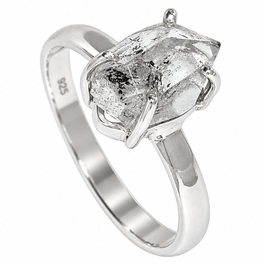 Herkimer Diamond Ring size-9 R-1052 SDR255372