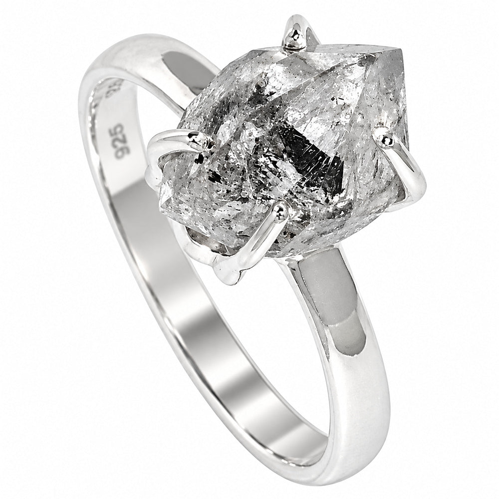 Herkimer Diamond Ring size-9 R-1052 SDR255373