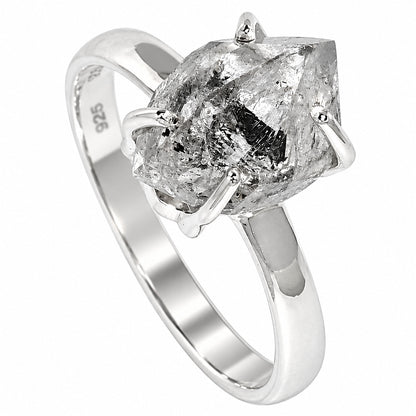 Herkimer Diamond Ring size-9 R-1052 SDR255373