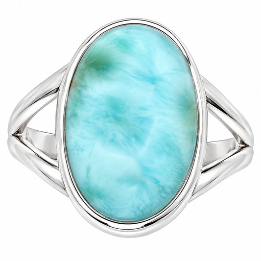 Larimar (Dominican Republic) Ring size-7 R-1002 SDR255388