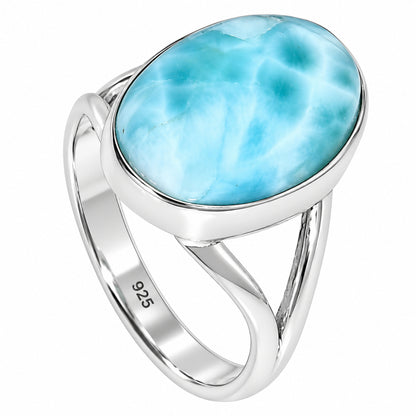 Larimar (Dominican Republic) Ring size-7 R-1002 SDR255391