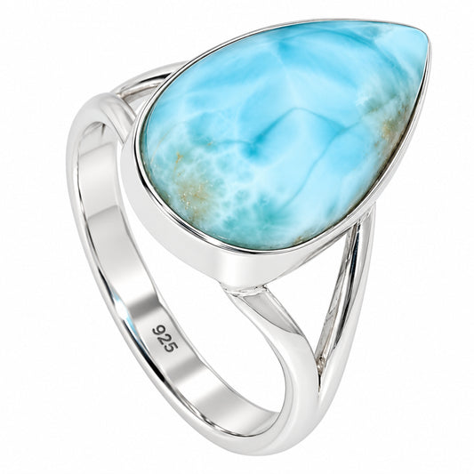 Larimar (Dominican Republic) Ring size-7 R-1002 SDR255392