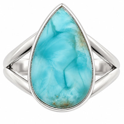Larimar (Dominican Republic) Ring size-7 R-1002 SDR255392