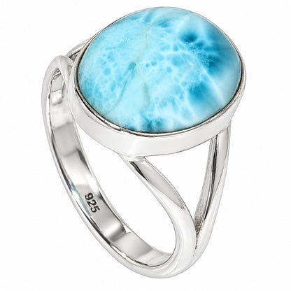 Larimar (Dominican Republic) Ring size-8 R-1002 SDR255399