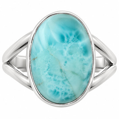 Larimar (Dominican Republic) Ring size-8 R-1002 SDR255399