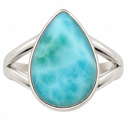 Larimar (Dominican Republic) Ring size-8 R-1002 SDR255406