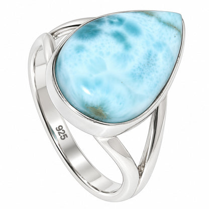 Larimar (Dominican Republic) Ring size-8 R-1002 SDR255407