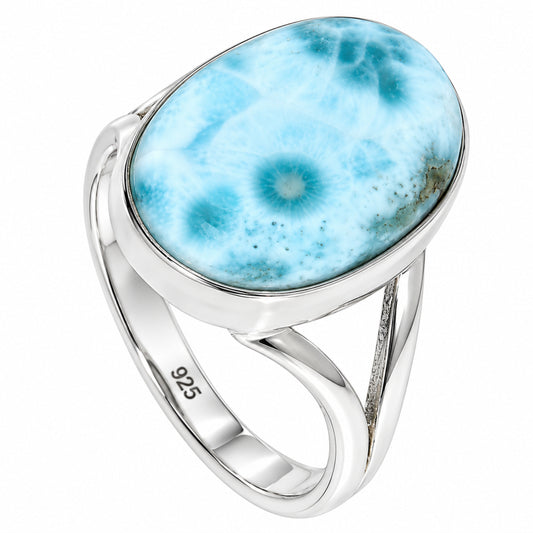 Larimar (Dominican Republic) Ring size-9 R-1002 SDR255412