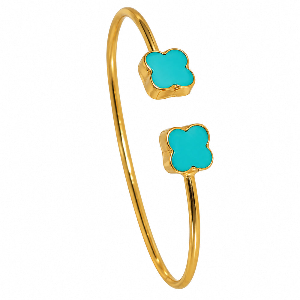 Sleeping Beauty Turquoise Cuff Bangle Bracelet BM-1004 TB01013