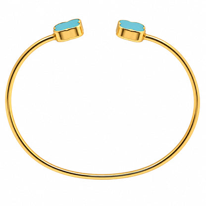 Sleeping Beauty Turquoise Cuff Bangle Bracelet BM-1004 TB01014