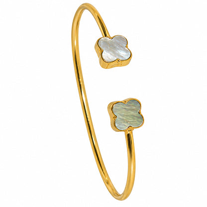 Mother Of Pearl Cuff Bangle Bracelet BM-1004 TB01016