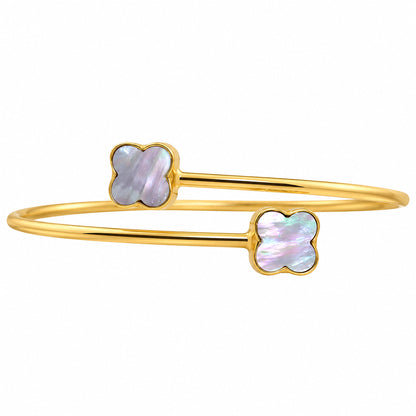 Mother Of Pearl Cuff Bangle Bracelet BM-1059 TB01038