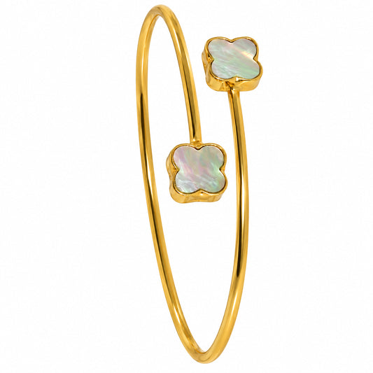 Mother Of Pearl Cuff Bangle Bracelet BM-1059 TB01041