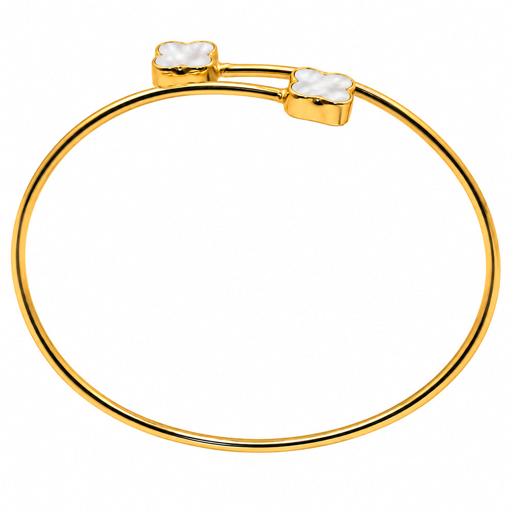 Mother Of Pearl Cuff Bangle Bracelet BM-1059 TB01041