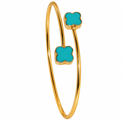 Sleeping Beauty Turquoise Cuff Bangle Bracelet BM-1059 TB01045