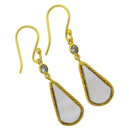 Mother Of Pearl Earrings EM-1055 TE01035