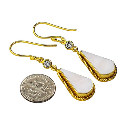 Mother Of Pearl Earrings EM-1055 TE01035