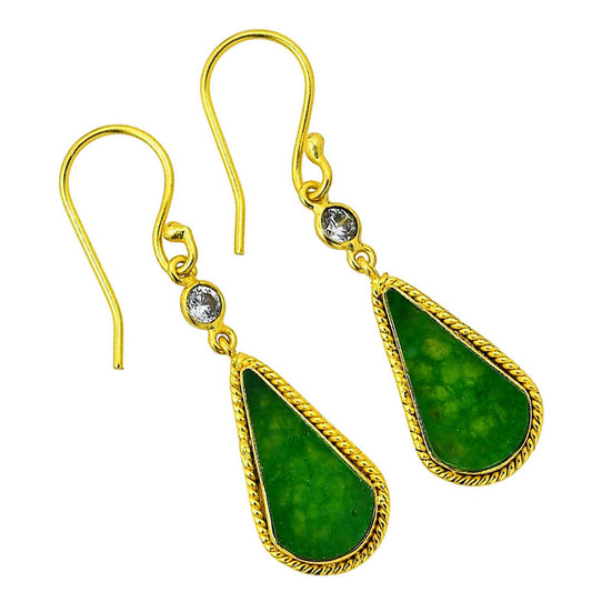 Dragon Vein Agate Earrings EM-1055 TE01037