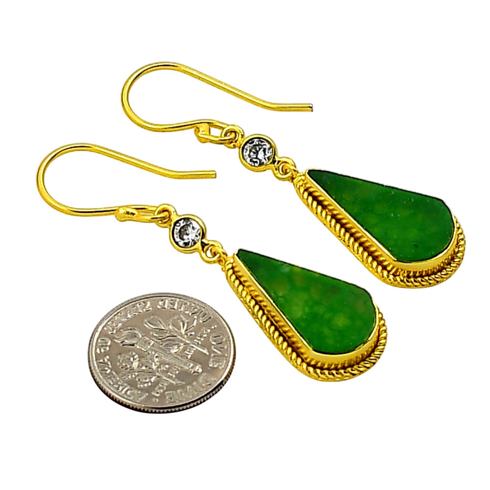 Dragon Vein Agate Earrings EM-1055 TE01037