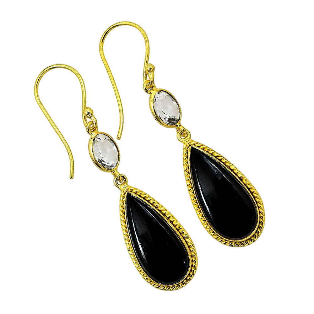 Black Onyx Earrings EM-1055 TE01041