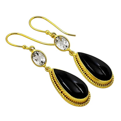 Black Onyx Earrings EM-1055 TE01041
