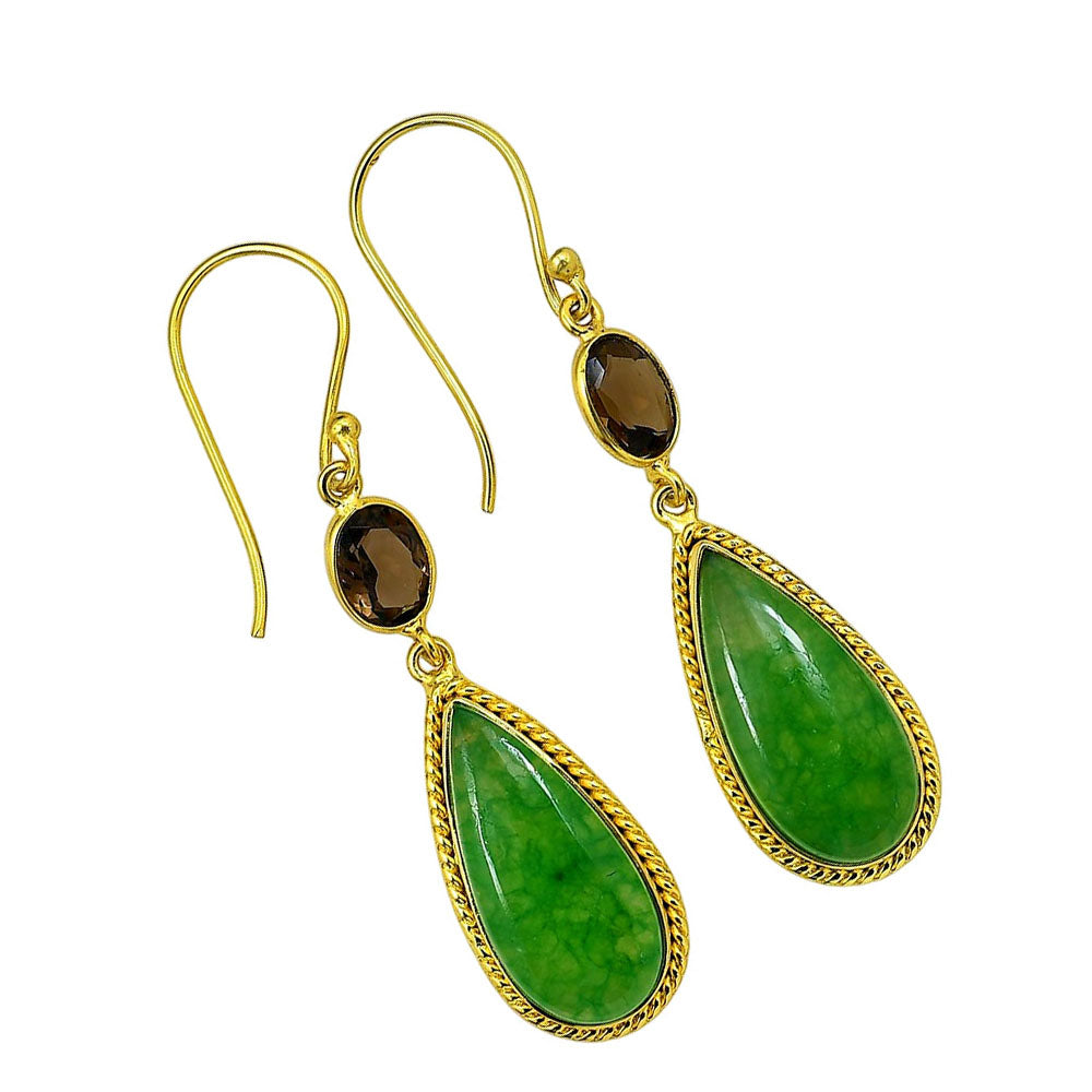 Dragon Vein Agate Earrings EM-1055 TE01048