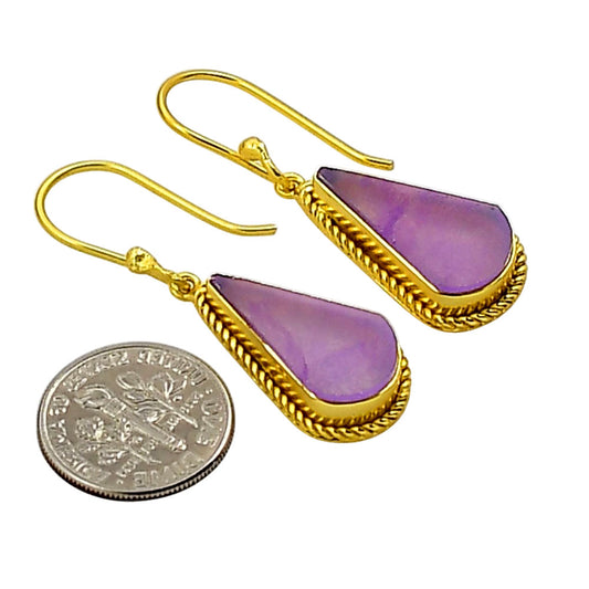 Dragon Vein Agate Earrings EM-1055 TE01051