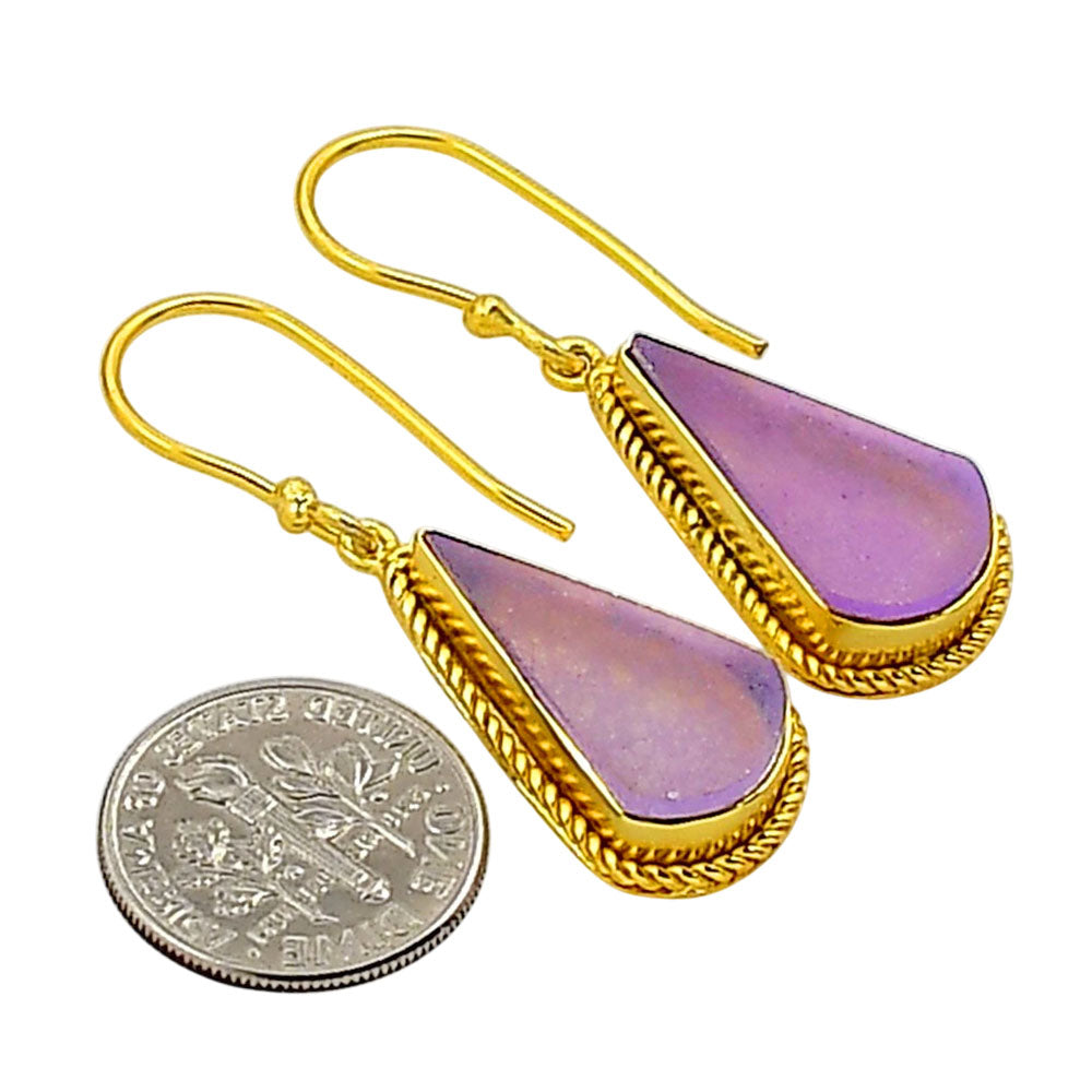 Dragon Vein Agate Earrings EM-1055 TE01052