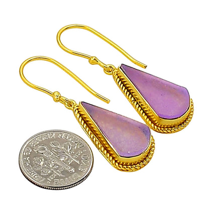 Dragon Vein Agate Earrings EM-1055 TE01052