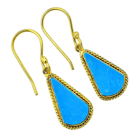 Sleeping Beauty Turquoise Earrings EM-1055 TE01058