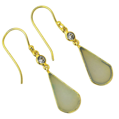 Aqua Chalcedony Earrings EM-1002 TE01067
