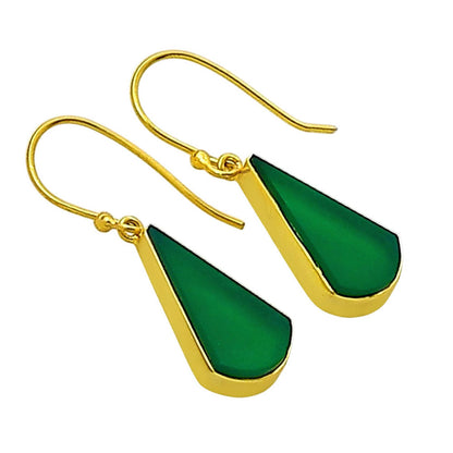 Green Onyx Earrings EM-1001 TE01073