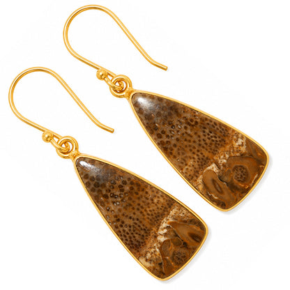 Root Plume Agate Earrings EM-1001 TE01092