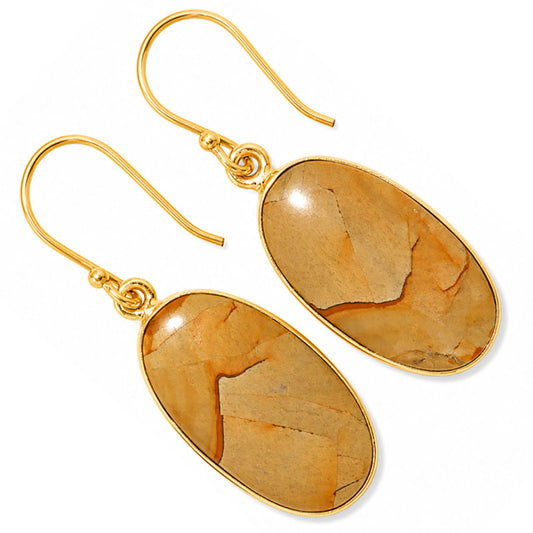 Picture Jasper Earrings EM-1001 TE01095