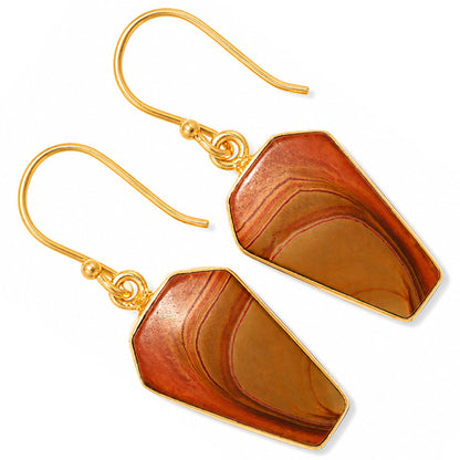 Snake Skin Jasper Earrings EM-1001 TE01097