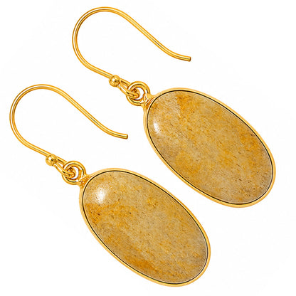 Honey Aragonite Earrings EM-1001 TE01100
