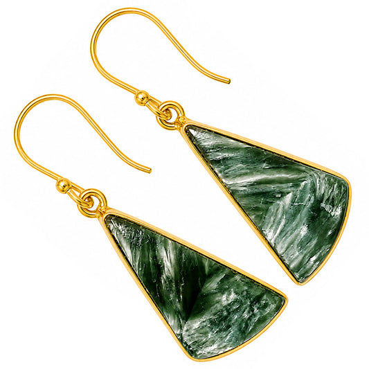 Russian Seraphinite Earrings EM-1001 TE01104