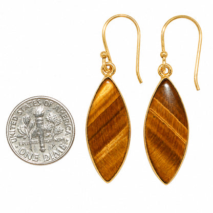 Tiger Eye Earrings EM-1001 TE01111