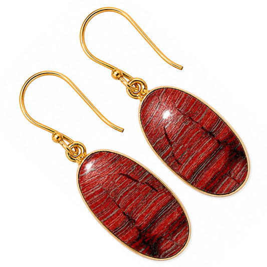 Snake Skin Jasper Earrings EM-1001 TE01122