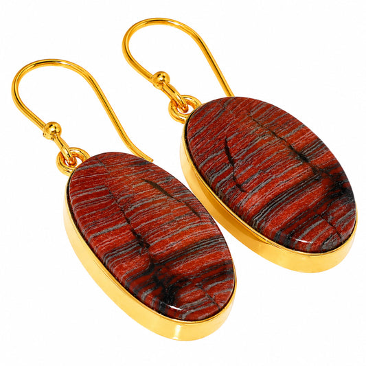 Snake Skin Jasper Earrings EM-1001 TE01122