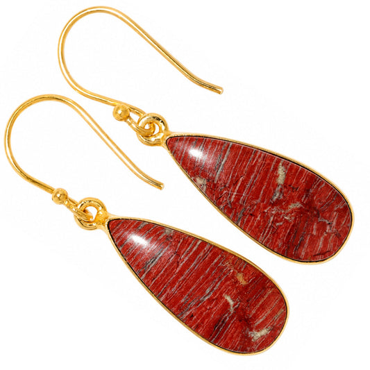 Snake Skin Jasper Earrings EM-1001 TE01123