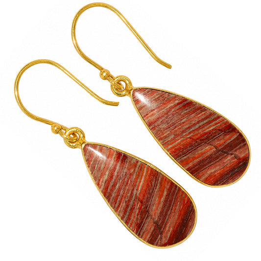 Snake Skin Jasper Earrings EM-1001 TE01125