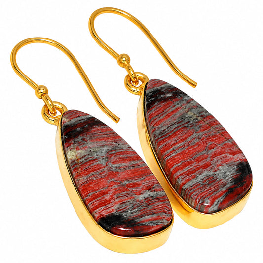 Snake Skin Jasper Earrings EM-1001 TE01126