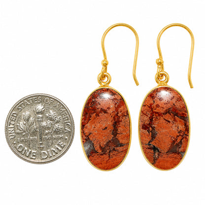 Snake Skin Jasper Earrings EM-1001 TE01129