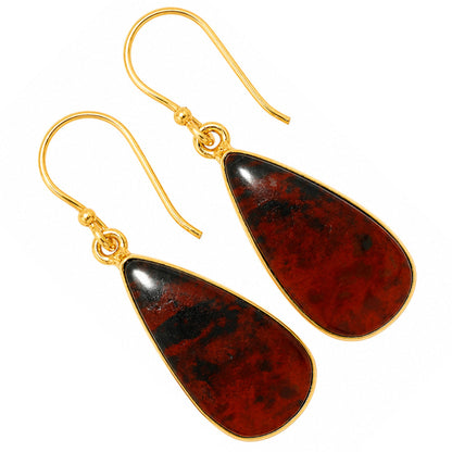 Blood Stone Earrings EM-1001 TE01131
