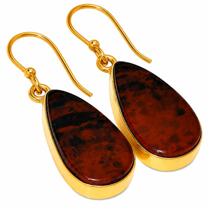Blood Stone Earrings EM-1001 TE01131