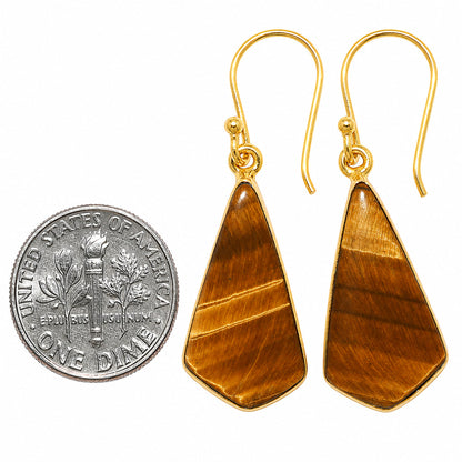 Tiger Eye Earrings EM-1001 TE01137