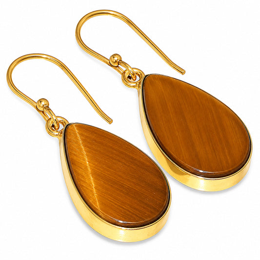 Tiger Eye Earrings EM-1001 TE01140