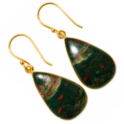 Blood Stone Earrings EM-1001 TE01141