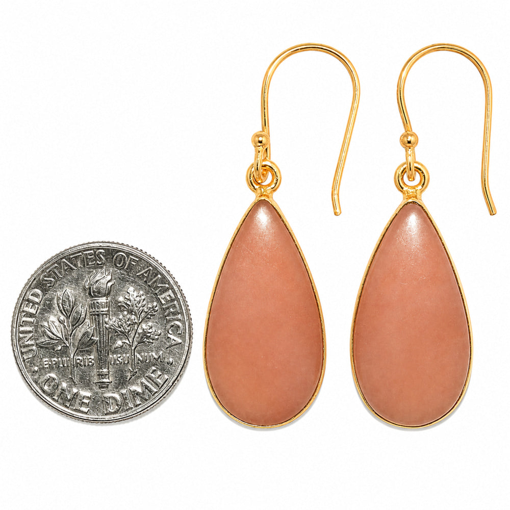 Pink Aventurine Earrings EM-1001 TE01148